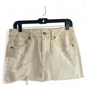 NWT American Eagle Outfitters Denim Mini Skirt Size 4